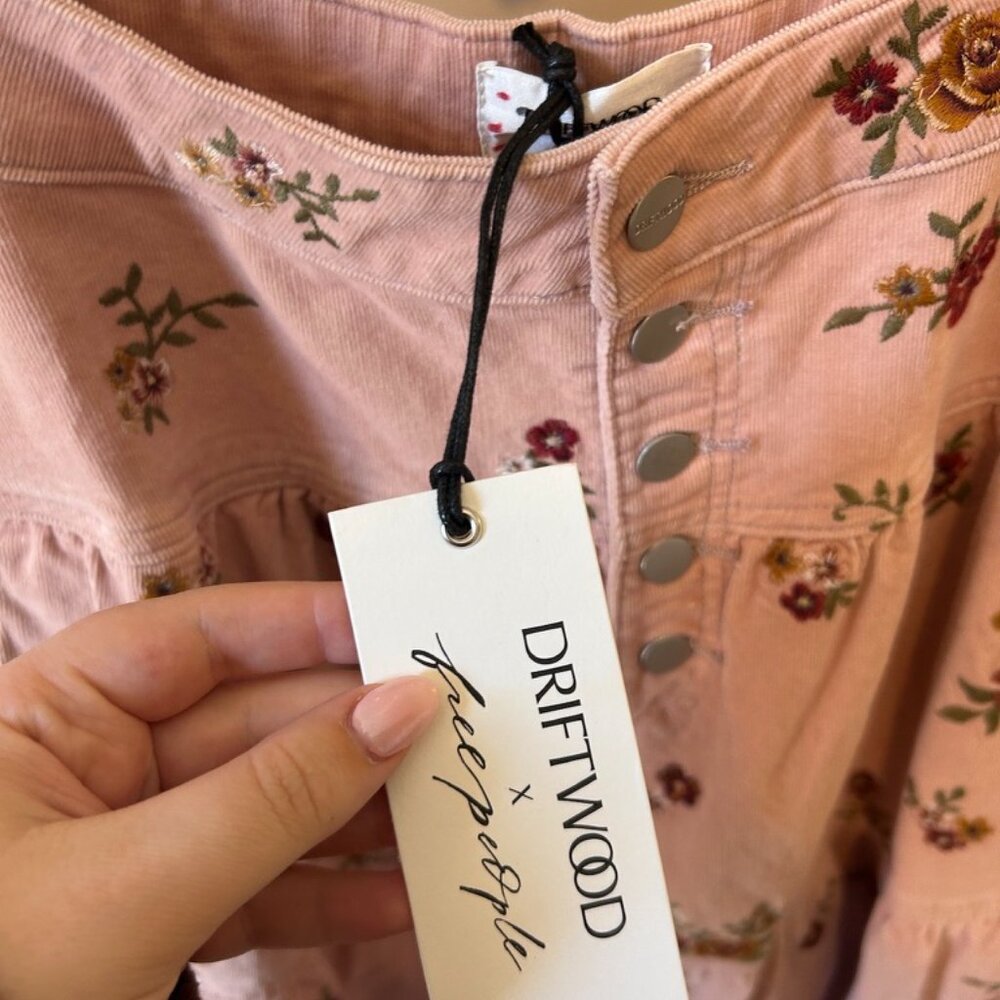 Free People x Driftwood Cord Maxi Skirt - Picture 4 of 5